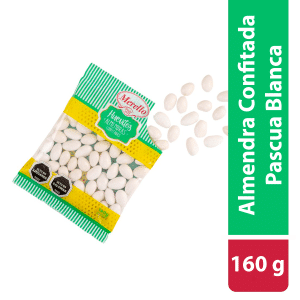 ALMENDRAS CONFITADAS BLANCAS 160g